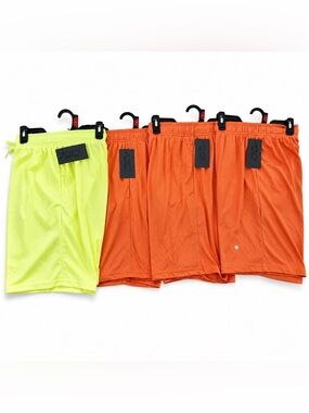 Athletic Works Men’s M Performance Mesh Moisture Wicking Gym Shorts LOT Of 4